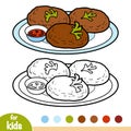 Coloring book, Cutlet