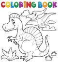 Coloring book dinosaur theme 2