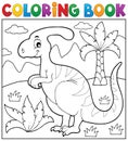 Coloring book dinosaur theme 4