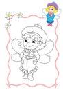 Coloring book - fairy 4