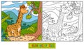 Coloring book (giraffe)