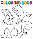 Coloring book Halloween cat theme 2