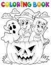 Coloring book Halloween character 5