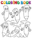 Coloring book happy wooden crayons 1