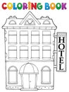 Coloring book hotel theme 1