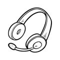 Coloring book for kids, Headphones