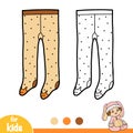 Coloring book, Kids tights