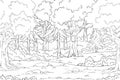 Coloring Book Landscape