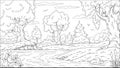 Coloring Book Landscape