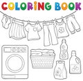 Coloring book laundry theme 2