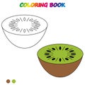 coloring book. Coloring page to educate preschool kids