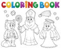 Coloring book Saint Nicholas Day theme 2 Royalty Free Stock Photo