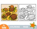 Coloring book, Seven tortoises