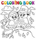 Coloring book Thanksgiving image 5 Royalty Free Stock Photo