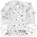 Coloring book Xmas theme.