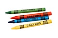 Coloring crayons