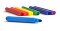 Coloring markers Royalty Free Stock Photo