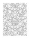 Coloring page for adults, or black and white ornamental background