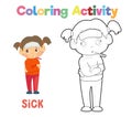 Educational printable coloring worksheet