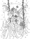 Coloring page The Fairy