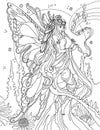 Coloring page The Fairy