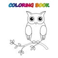 Coloring page. Worksheet. Game for kids - coloring book. Vector cartoon illustration.