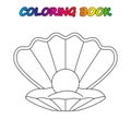 Coloring page. Worksheet. Game for kids - coloring book. Vector cartoon illustration.