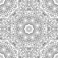 Coloring pages for adults.Decorative hand drawn doodle nature ornamental curl vector sketchy seamless pattern.