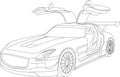 Coloring pages for kids cars