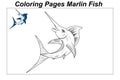 Coloring pages. Marine wild animals. ittle cute baby marine