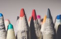 Coloring pencils on white Royalty Free Stock Photo