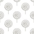 Coloring seamless pattern. Print for cloth design, textile, fabric, wallpaper