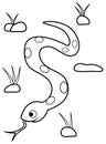 Coloring snake