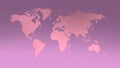Violet worldmap over violet background