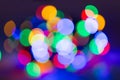 Colorlight bokeh background Royalty Free Stock Photo