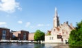 Colors of Bruges during Spring Royalty Free Stock Photo
