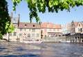 Colors of Bruges during Spring Royalty Free Stock Photo
