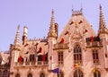 Colors of Bruges during Spring Royalty Free Stock Photo