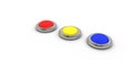 Colors button right view 3d render
