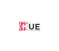 HUE Colors Company Business Modern Name Concept