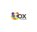 TOX Colors Company Logo Design Concept