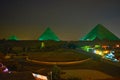 The colors of Giza, Egypt Royalty Free Stock Photo