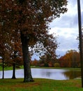 Falltime on the lake Royalty Free Stock Photo