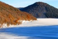 Colors on the lake Zetea,Romania Royalty Free Stock Photo