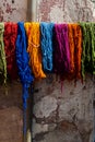 Colors of Moroccan tannery Royalty Free Stock Photo