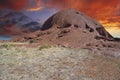 Colors and Mountains of Australian Outback Royalty Free Stock Photo