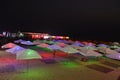 Colors of Nightlife at Calangute beach - Goa fun travel - India tourism Royalty Free Stock Photo