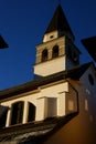 Colors of Pieve di Cadore Royalty Free Stock Photo