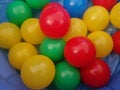 Colors  plastic balls for children Royalty Free Stock Photo