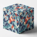Colors and shapes maintain a symmetrical layout, giving the cube Royalty Free Stock Photo
